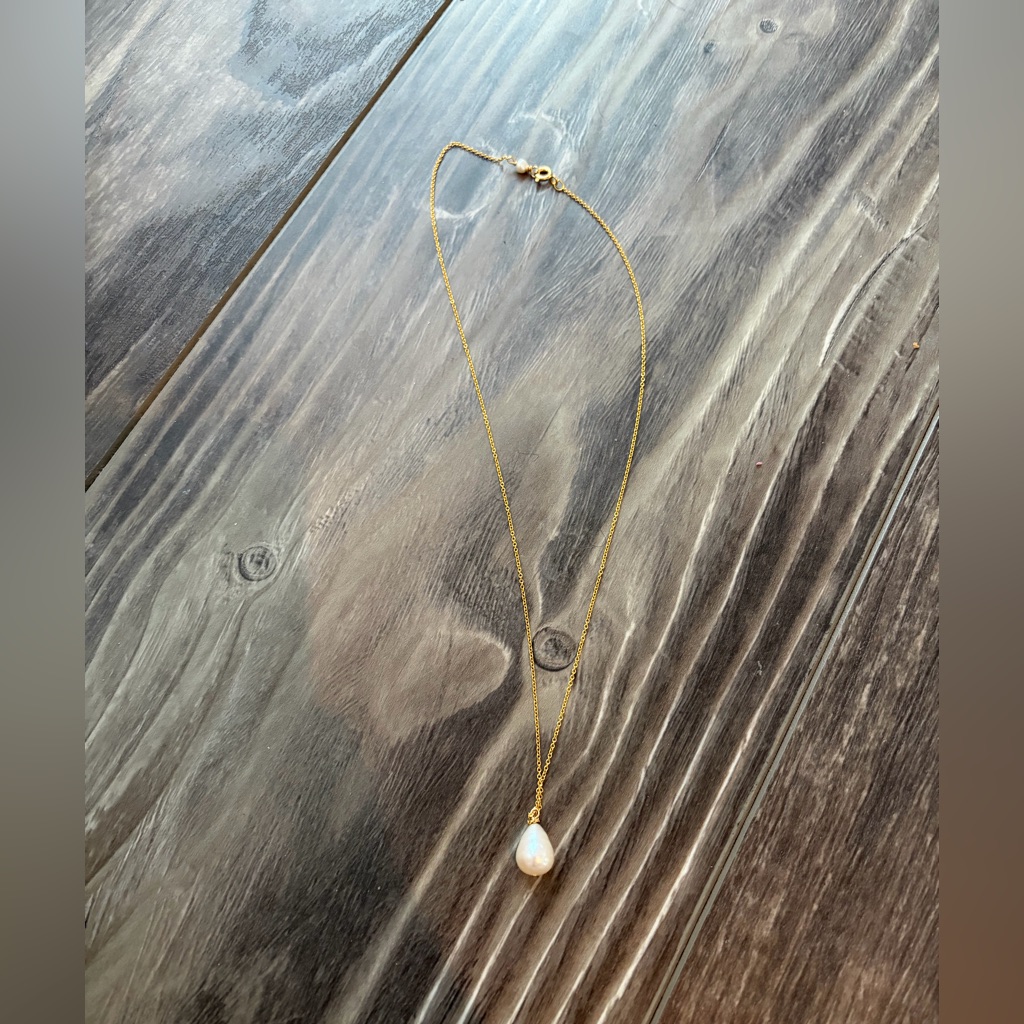 Jordan Road Baroque Pearl Drop Necklace (New)